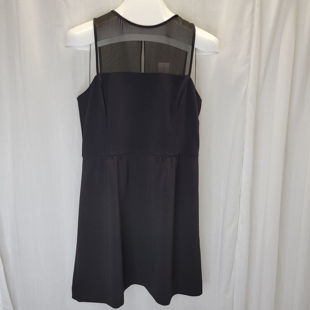 Banana Republic Fit and Flare Crepe LBD w/ Sheer Top, 12P, NWT